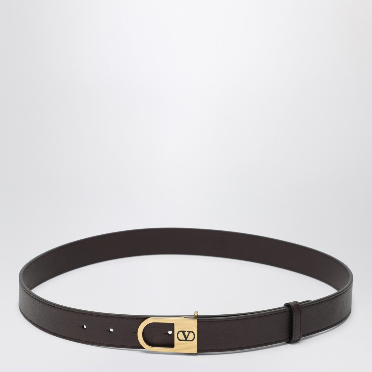Valentino Garavani Brown Vlogo Signature belt